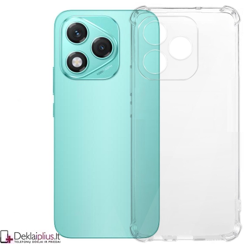 Silikoninis - Anti shock dėklas - su kameros apsauga - skaidrus (Huawei Honor 400 Lite) Silikoninis - Anti shock dėklas - su kameros apsauga - skaidrus (Huawei Honor 400 Lite)
